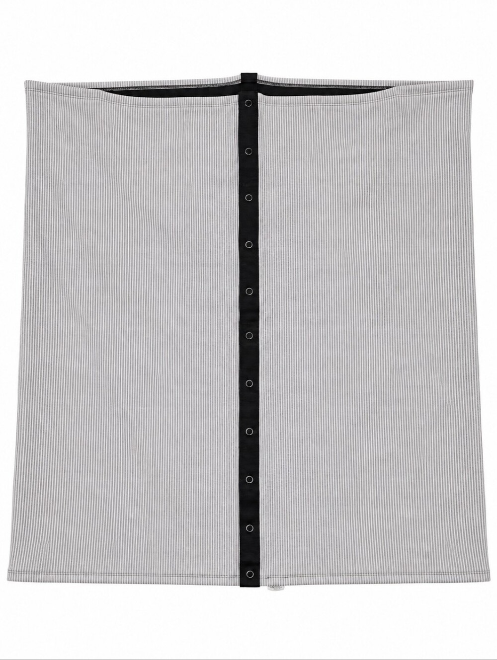 Lululemon Vinyasa Scarf Gray Stripe Snap Convertible Yoga Wrap O/S